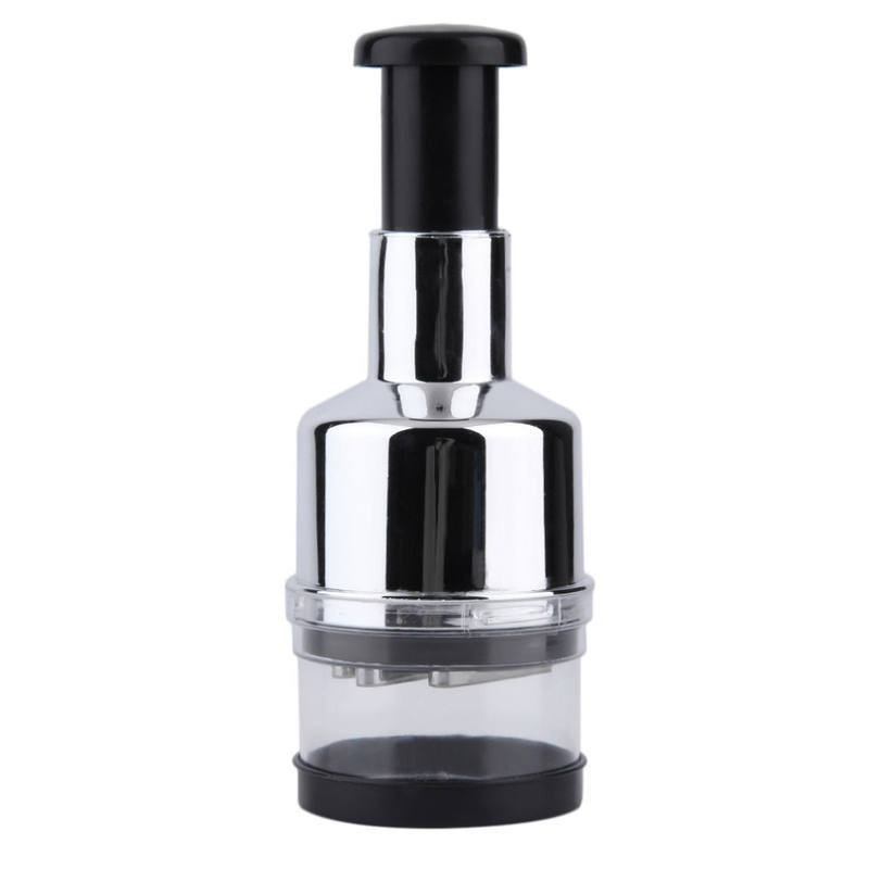 Kitchen Gadgets Vegetable Chopper - Tritatutto Manuale Verticale in Acciaio Inox