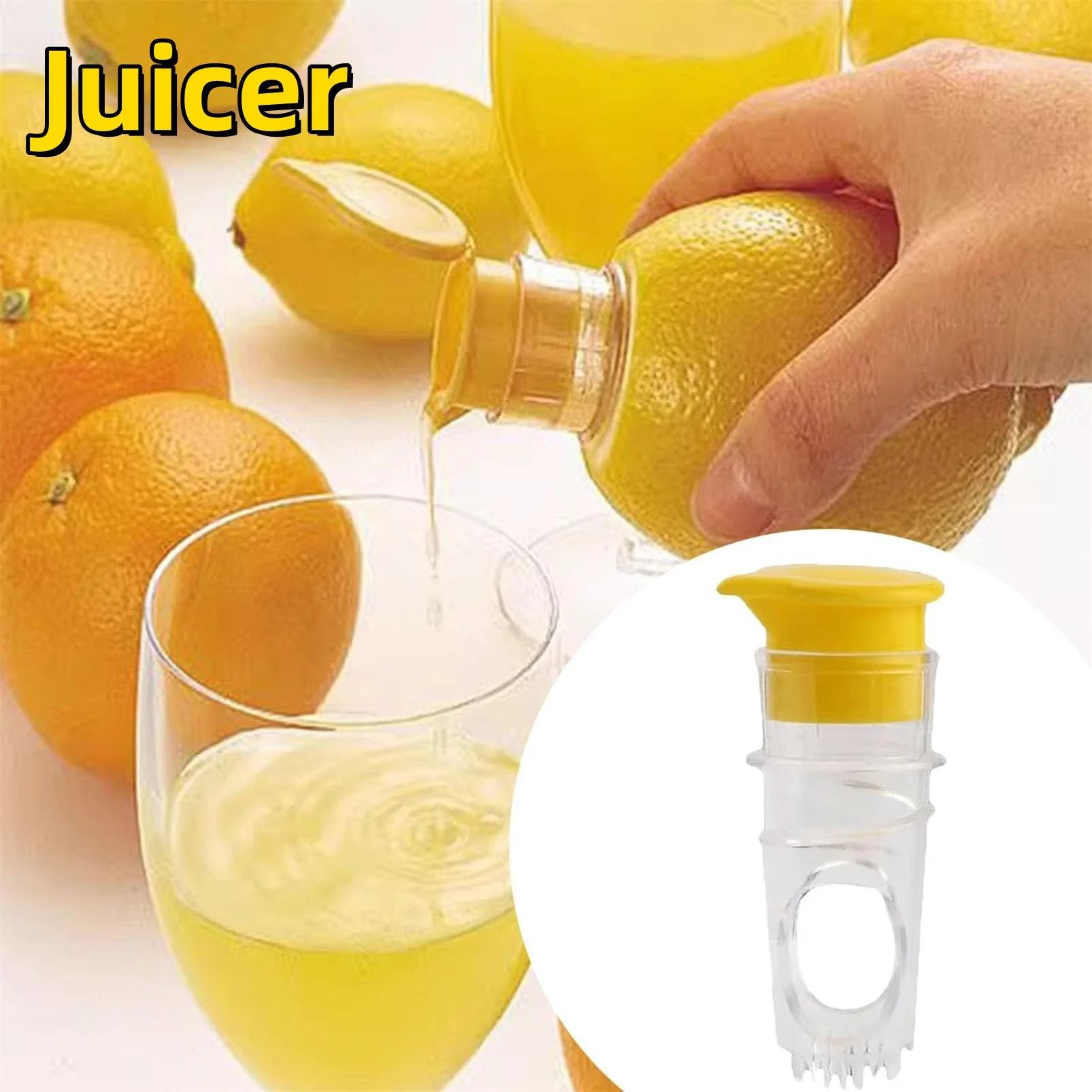 Kitchen Gadgets Juicer - NUOVO Spremiagrumi manuale in plastica Mini