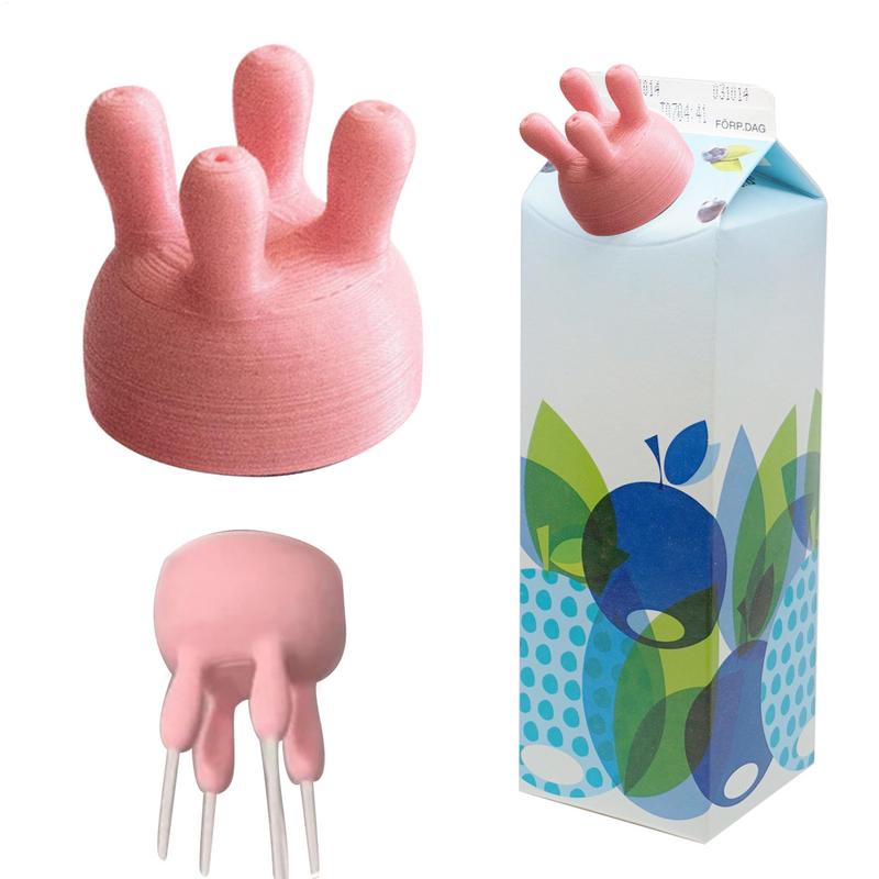 Kitchen Gadgets To 3D Print - Tappo di bottiglia di latte Tappo