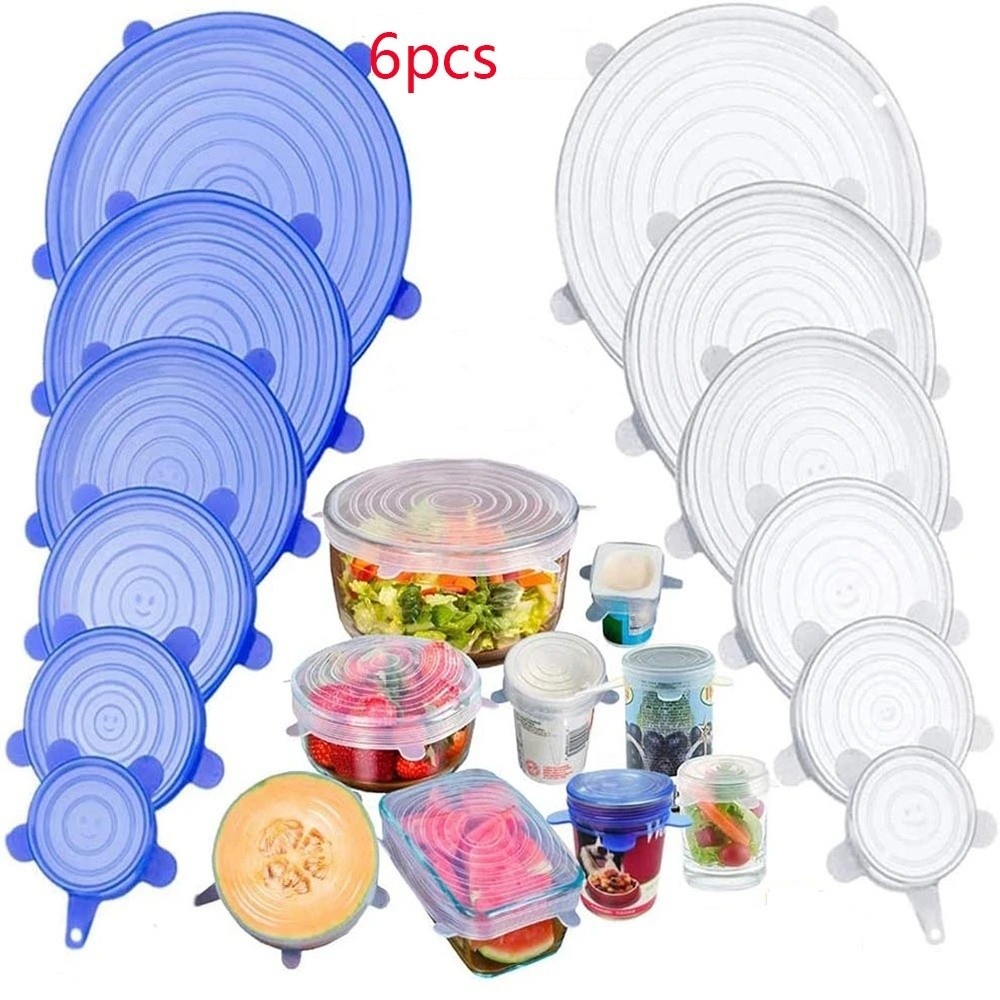 Kitchen Gadgets That Are Useful - Set di 6 Pratici Coperchi Riutilizzabili