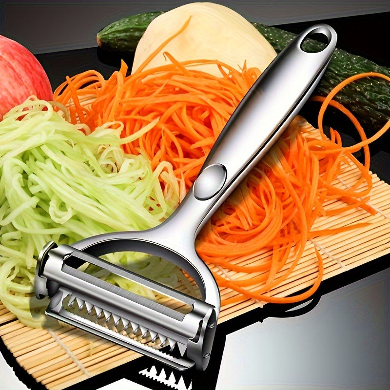Kitchen Gadgets Dropshipping - Pelapatate in Acciaio Inox, Affettaverdure Multifunzione