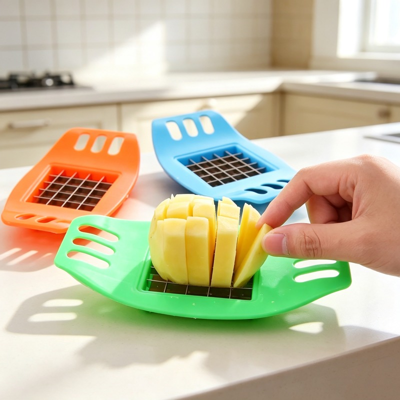 Kitchen Gadgets Vegetable Chopper - Tagliapatate per Patatine Fritte, Affettatrice per