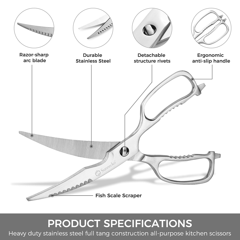 Sunnecko Forbici da cucina pro - Kitchen Gadgets Latest recensione e prezzo